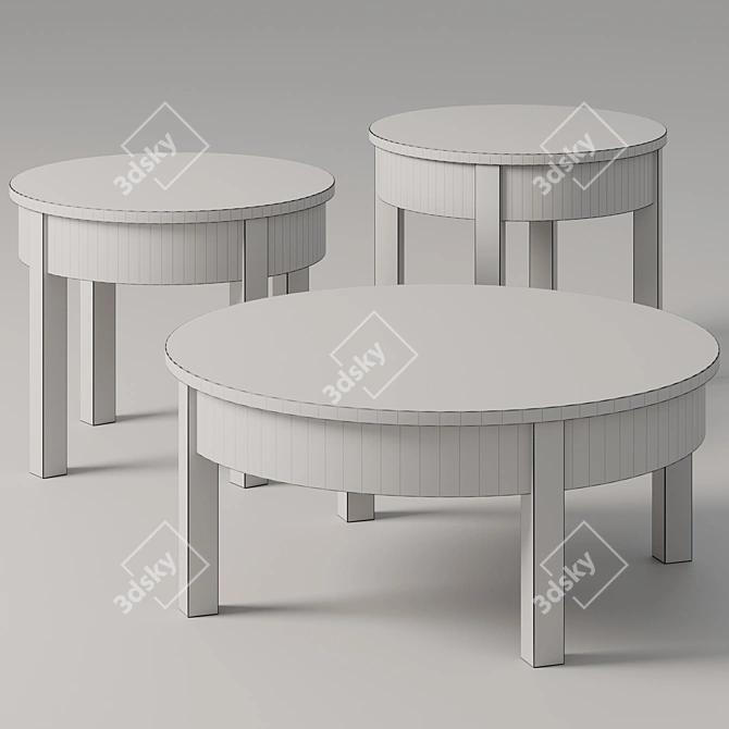 Minimalist Coffee Table 3D model image 3