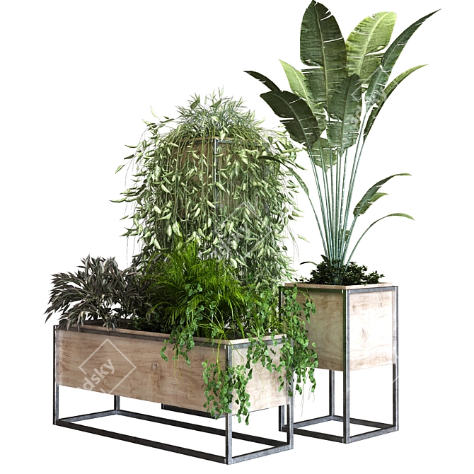 Exquisite Plant Set 049 3D model image 6