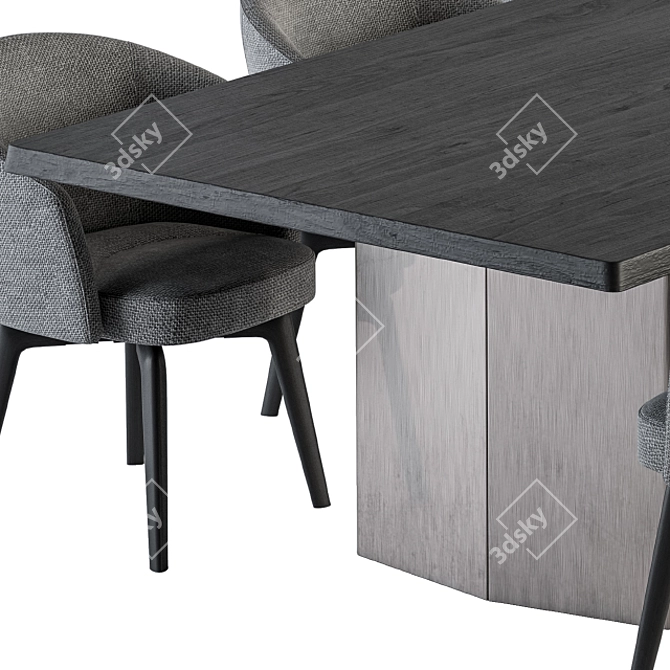 Elegant Minotti Dinning Table 3D model image 3