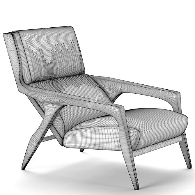 Italian Design Chair: 3dsMax, Vray, Corona 3D model image 8