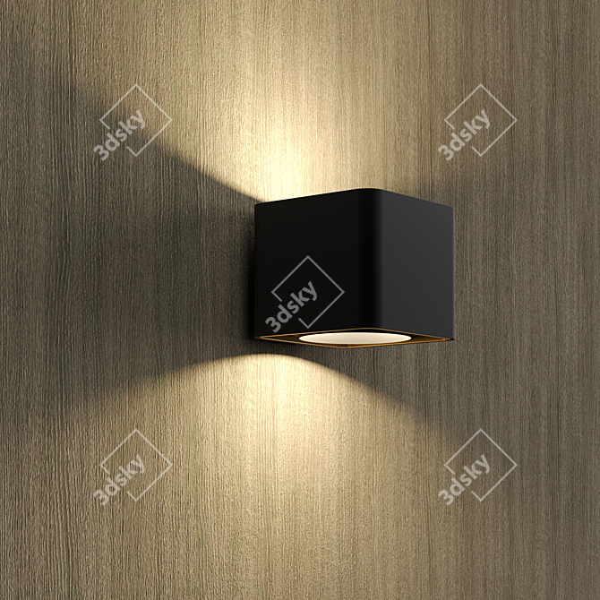 Wooden Cream Brown Texture 3D model image 2