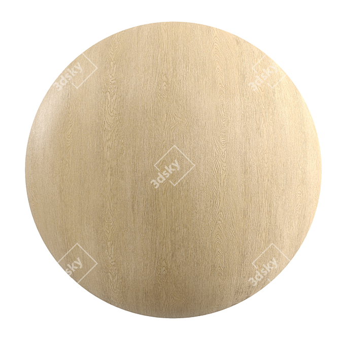 Cream Golden Oak: High-Quality Wood Textures for 3D Design 3D model image 1