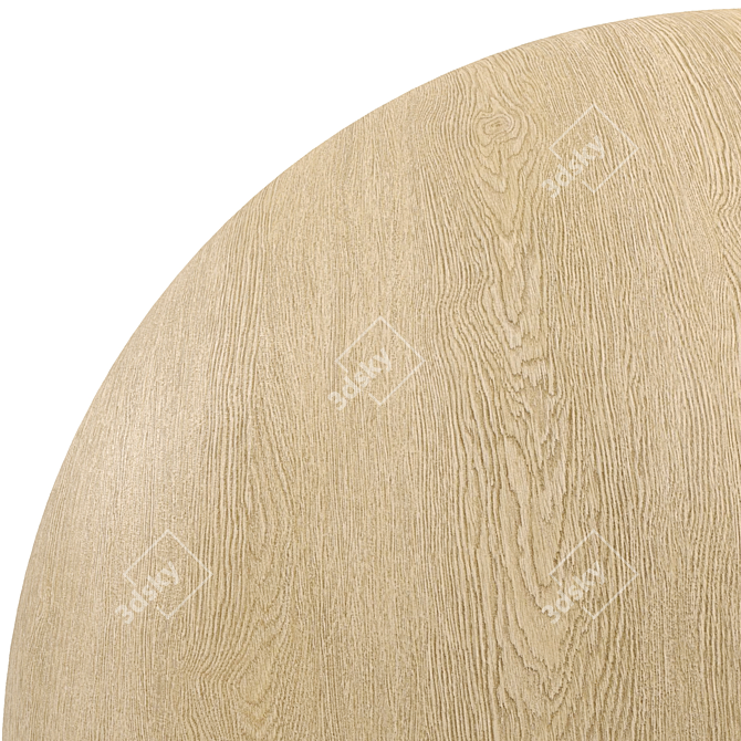 Cream Golden Oak: High-Quality Wood Textures for 3D Design 3D model image 4