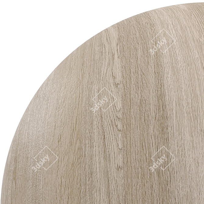 Cream Gray Oak Wood Texture 3D model image 4