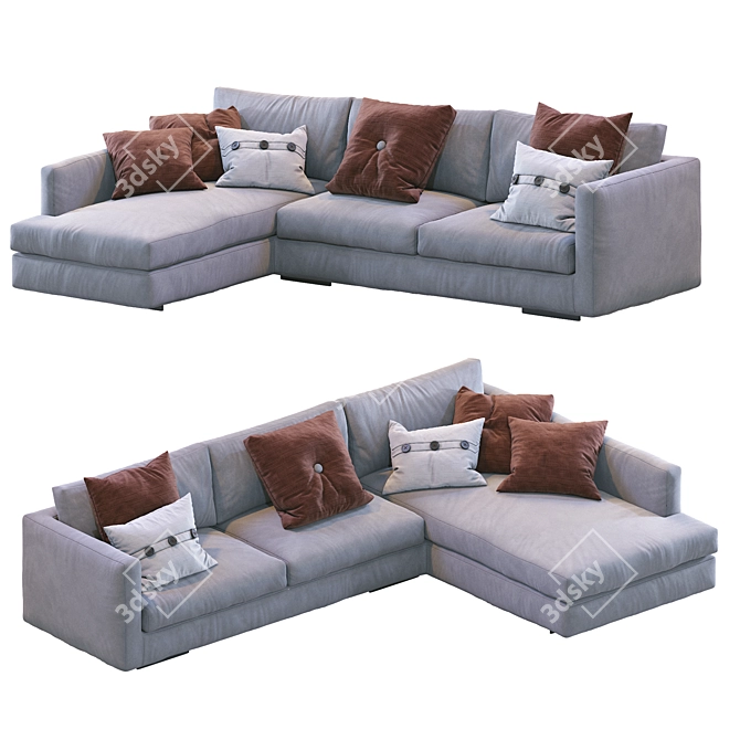 Modern Flexform Sofa Magnum 3D model image 7