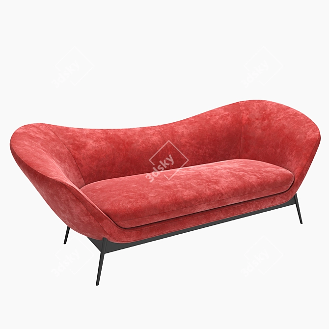 Title: OLTREMARE - Modern Seating with Timeless Charm 3D model image 1