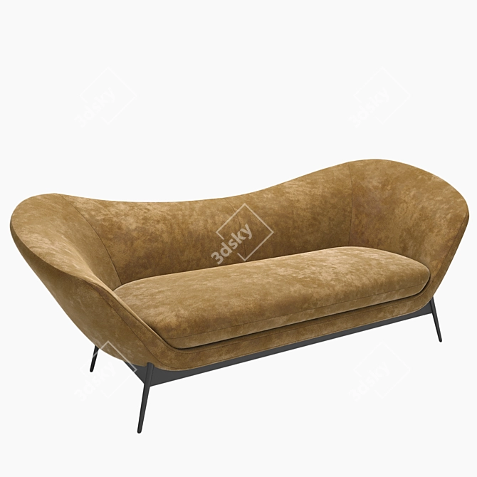 Title: OLTREMARE - Modern Seating with Timeless Charm 3D model image 2