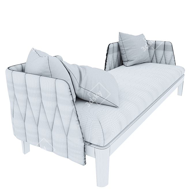 Calypso Lounge 210: Elegant Outdoor Seating 3D model image 6