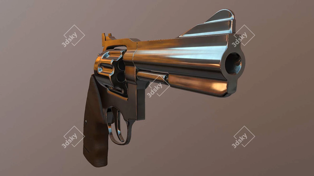 American Revolver: Classic Firepower 3D model image 3