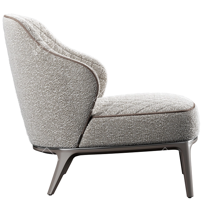 Modern and Stylish DION S Armchair 3D model image 4