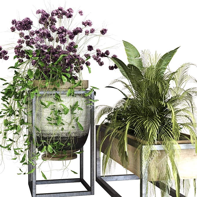 Eco-Plants Set 052: Modern Greenery 3D model image 2