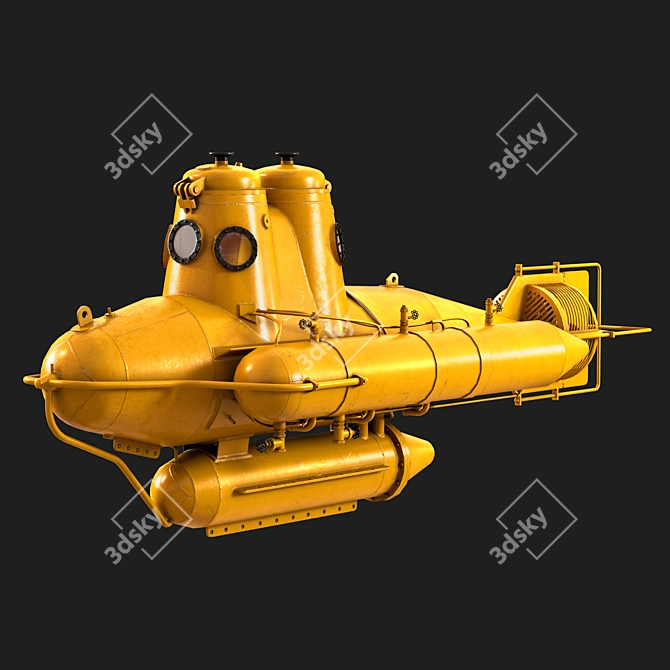 Cousteau's Underwater Explorer 3D model image 1