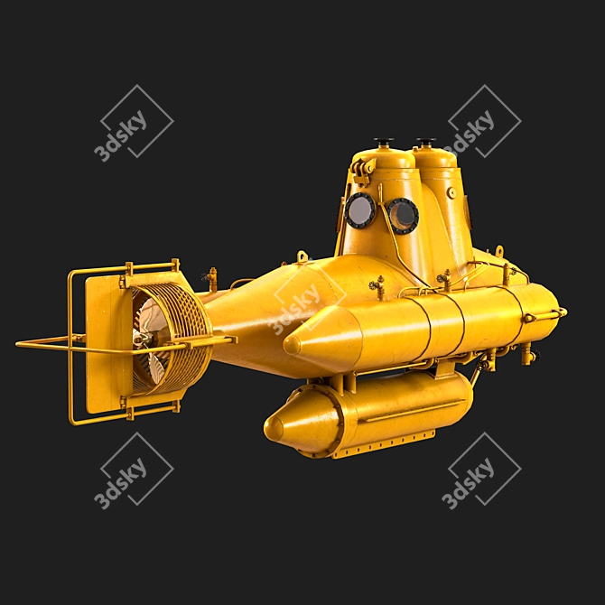 Cousteau's Underwater Explorer 3D model image 2