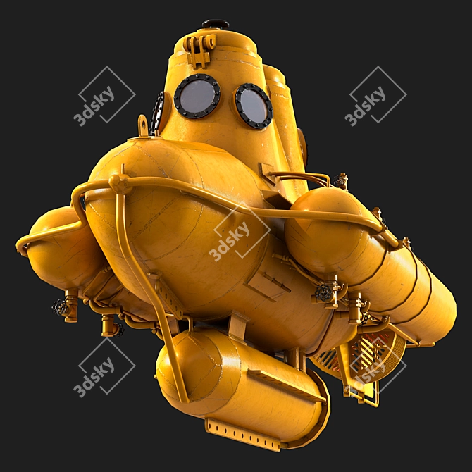 Cousteau's Underwater Explorer 3D model image 3