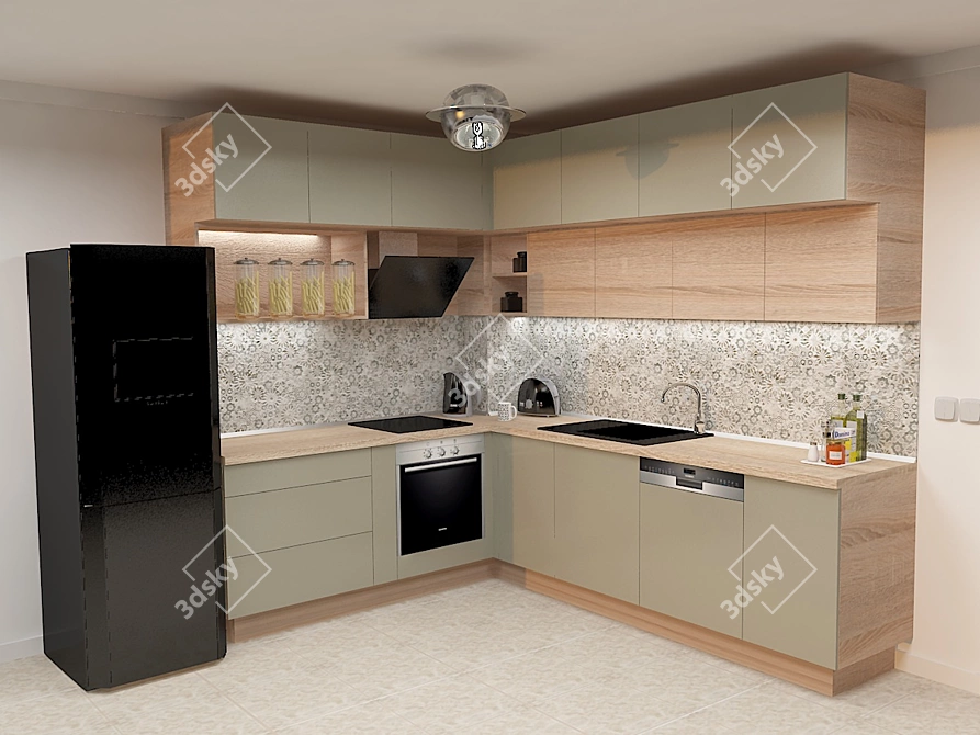 Essential Kitchen Helper 3D model image 1