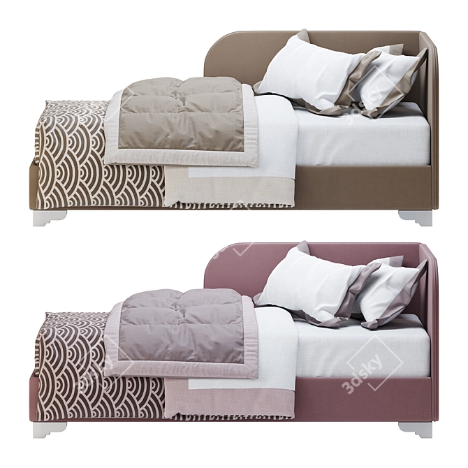 Golf 130G Oggioni: Dynamic Modern Bed 3D model image 3