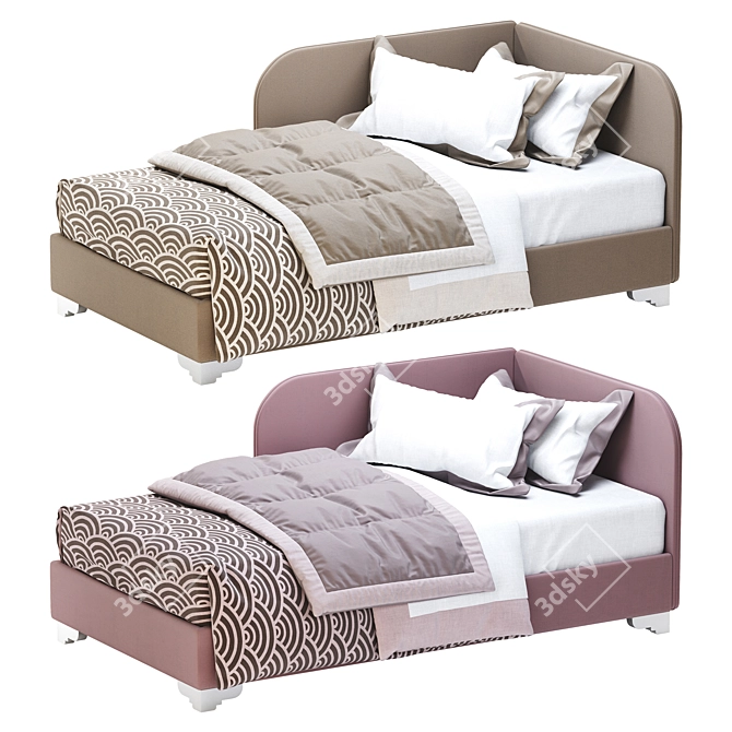 Golf 130G Oggioni: Dynamic Modern Bed 3D model image 8