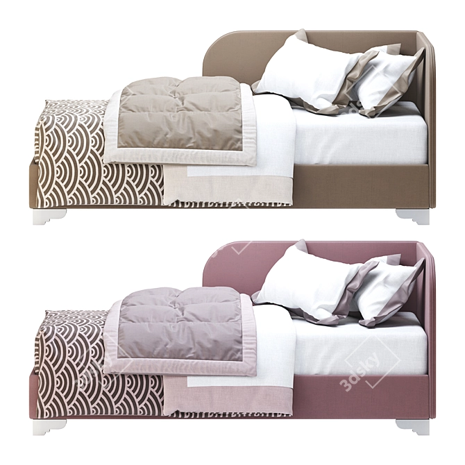 Golf 130G Oggioni: Dynamic Modern Bed 3D model image 10