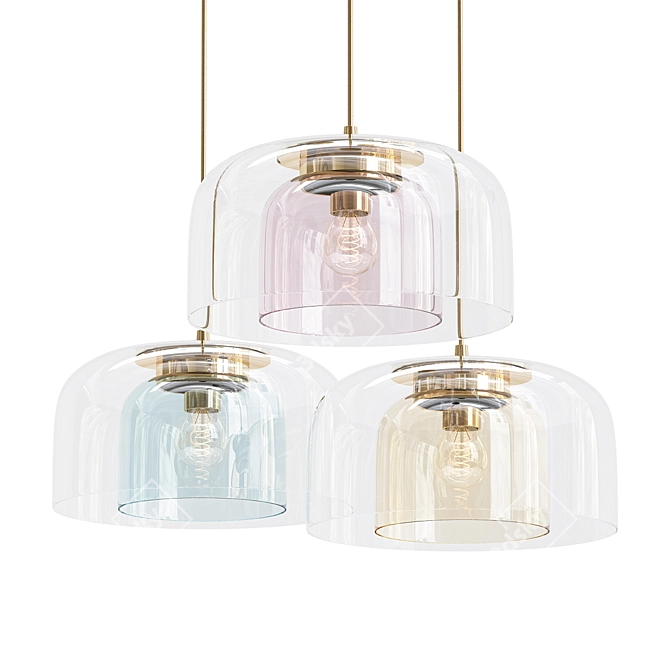 Stylish Pendant Light - Cotto 3D model image 1