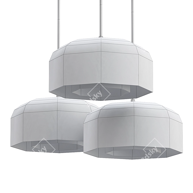 Stylish Pendant Light - Cotto 3D model image 2