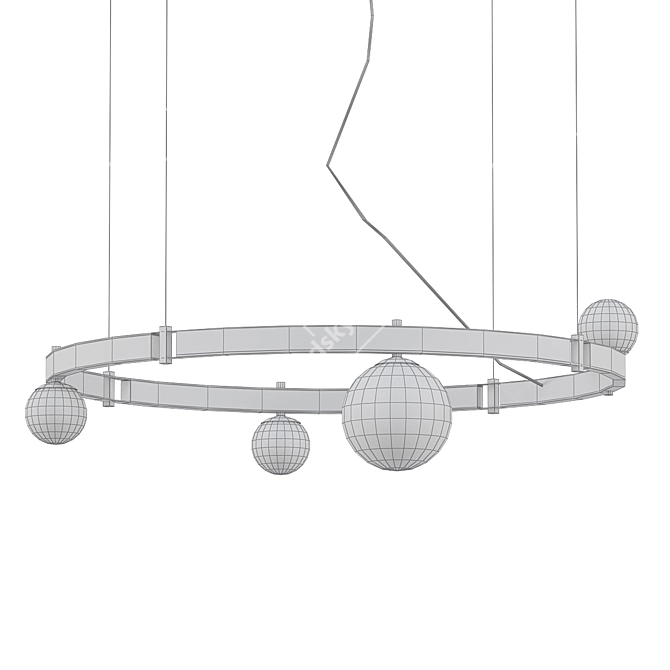 Modern Pendant Lamp: STANT 3D model image 2