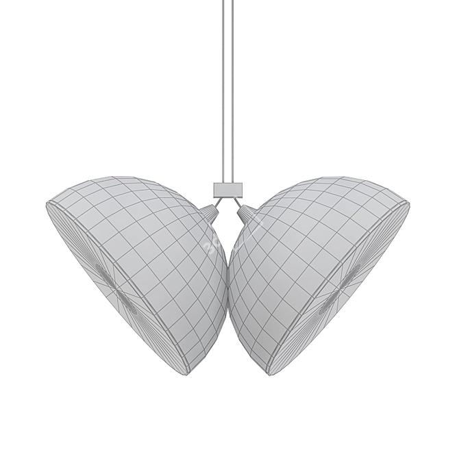  Adjustable LED Pendant Light by Milan Iluminacion 3D model image 2