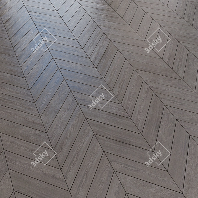 Versatile Parquet Flooring Styles 3D model image 2