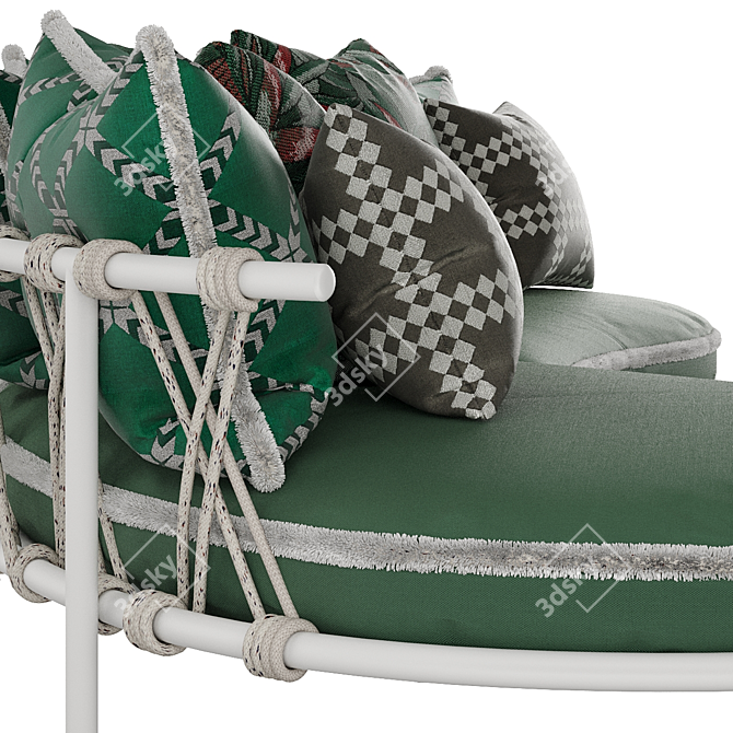 Elevate Outdoor Comfort: Cassina Trampoline Sofa 3D model image 3