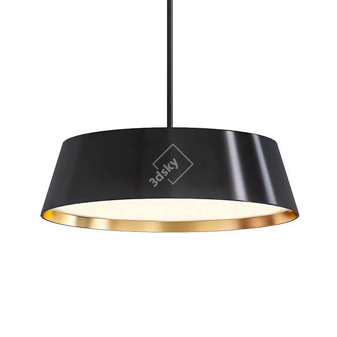 Ed Ellen Degeneres Asher Pendant Light 3D model image 1