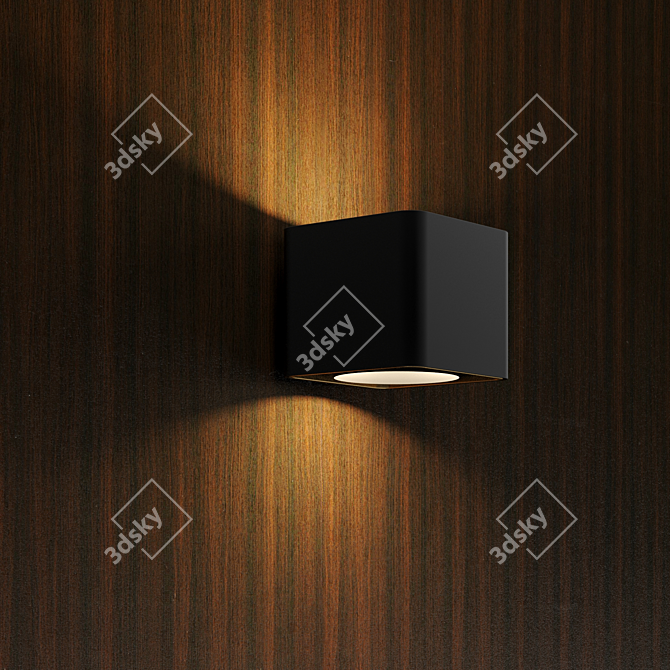 Elegant Dark Wenge Wood Texture 3D model image 2