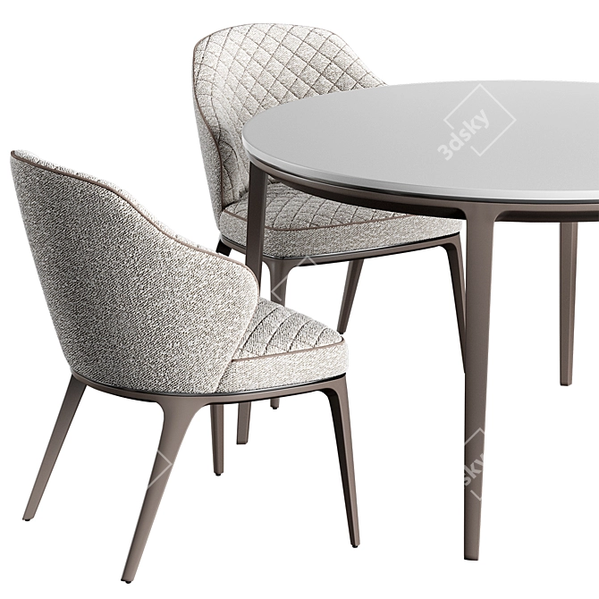 DEAN S Table Chair Set 3D model image 4