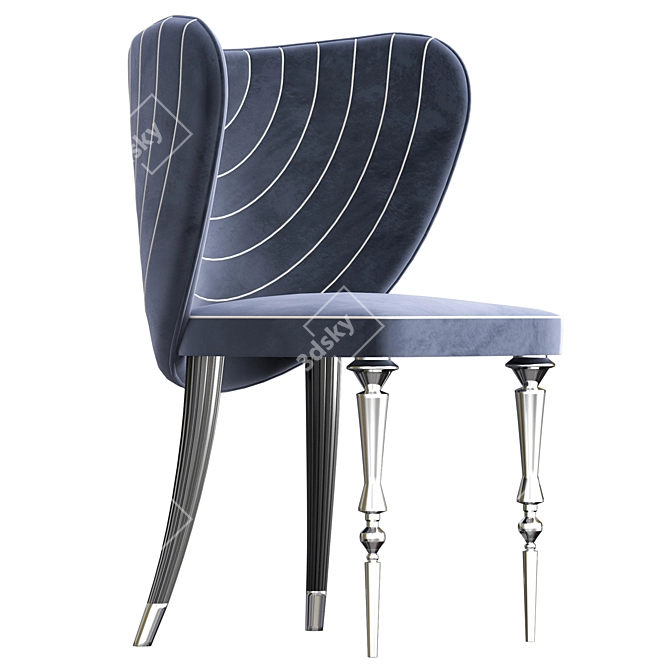 Modern Elvemobilya Chair: Stylish, Versatile, and Comfortable 3D model image 1