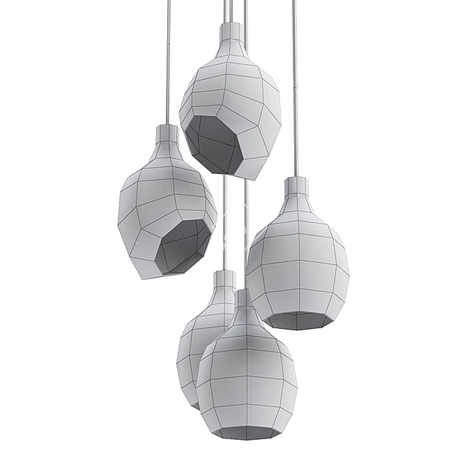 Elegant Design Lamps: LOVISA 3D model image 2