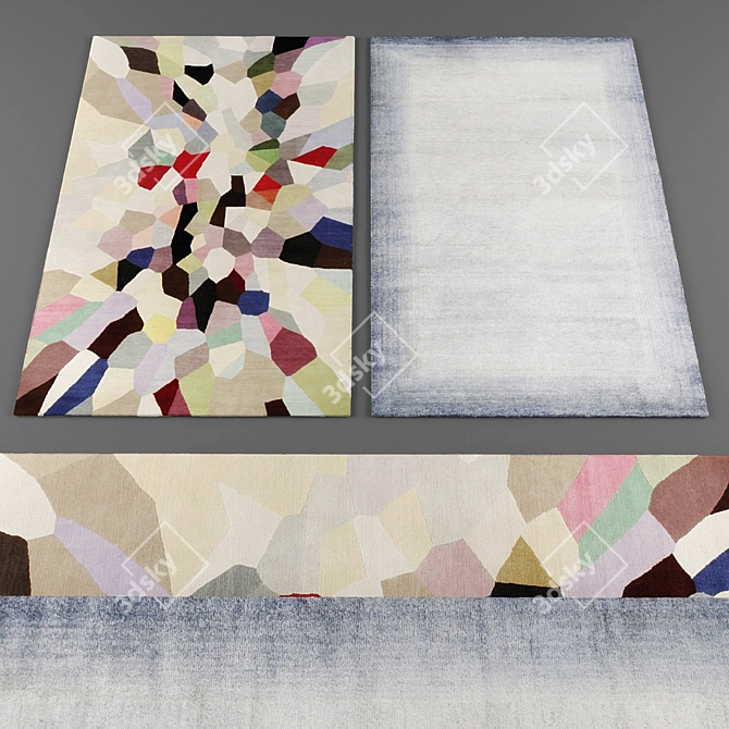 Fashionable Rug Collection 3D model image 2