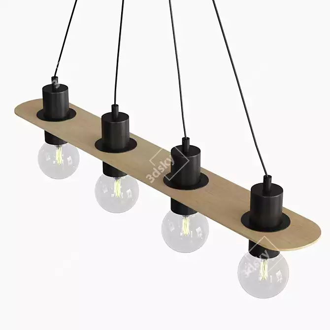 Modern LED Pendant Light - Aldex ALBA 940L 3D model image 4