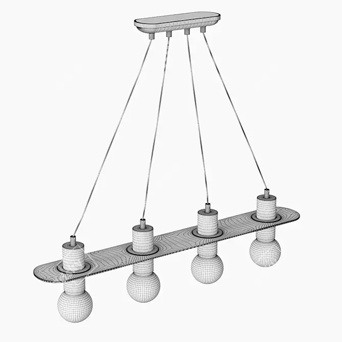 Modern LED Pendant Light - Aldex ALBA 940L 3D model image 5