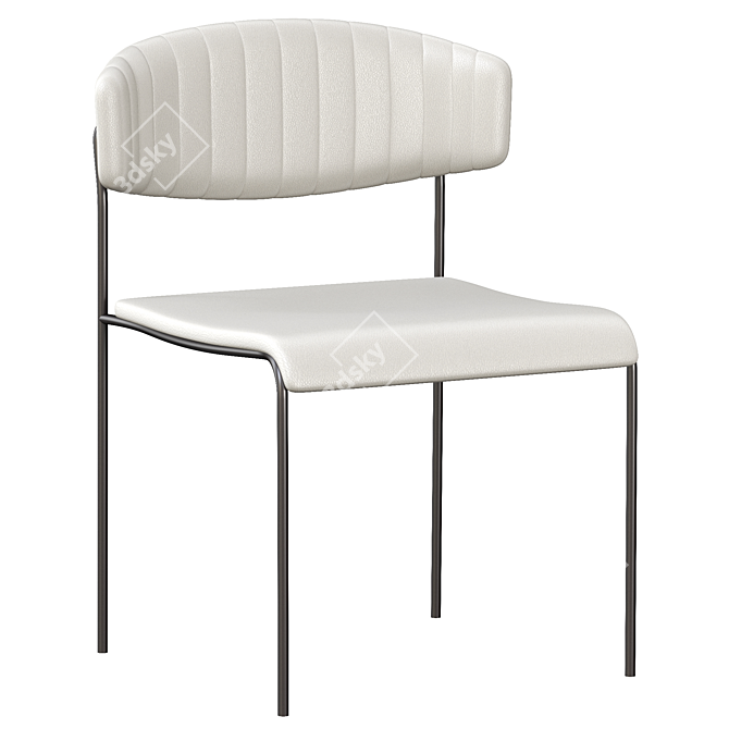 Modern Kalmar Dining Chair 3D model image 1