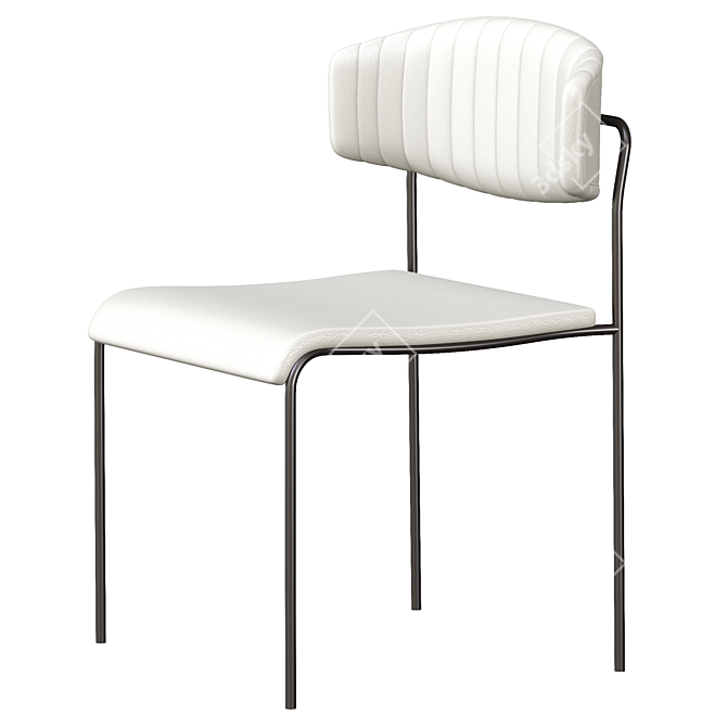 Modern Kalmar Dining Chair 3D model image 3