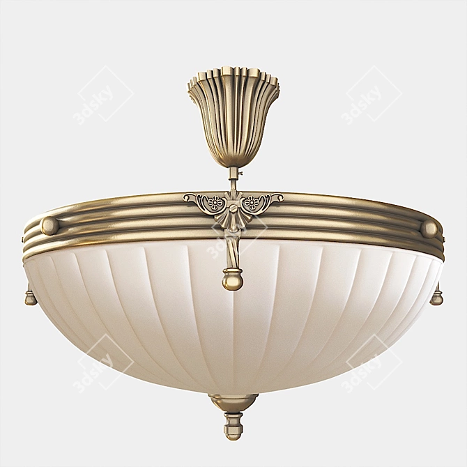 Elegant Aphrodite Chandelier 3D model image 5