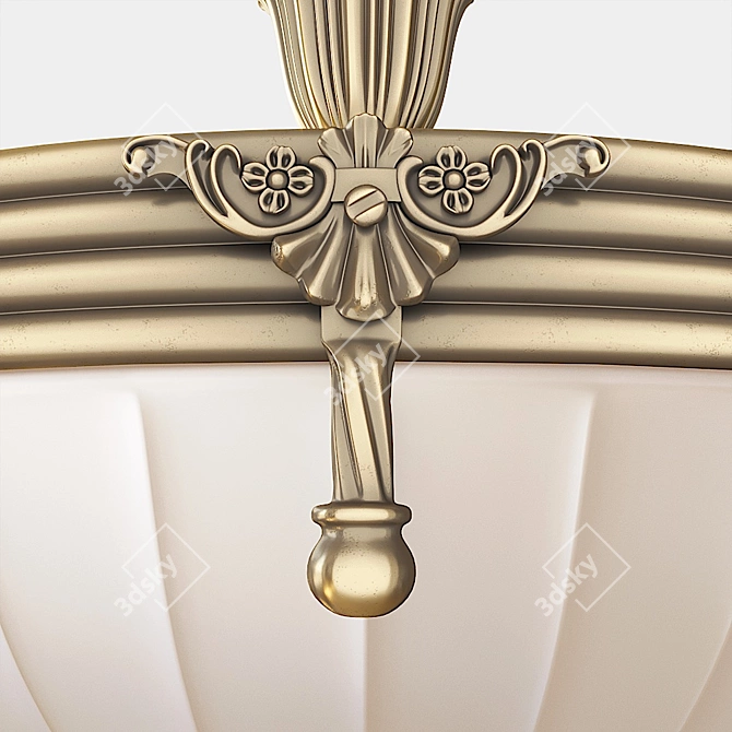 Elegant Aphrodite Chandelier 3D model image 8