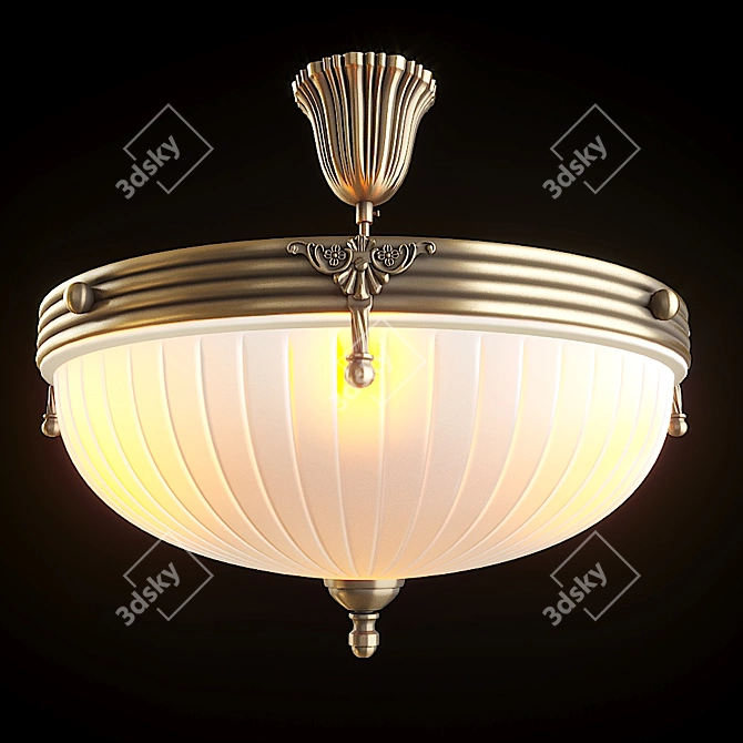 Elegant Aphrodite Chandelier 3D model image 1