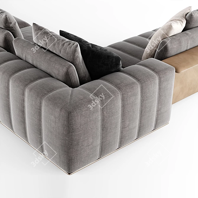 Ultra-Soft Freemnan Duvet Sofa 3D model image 3