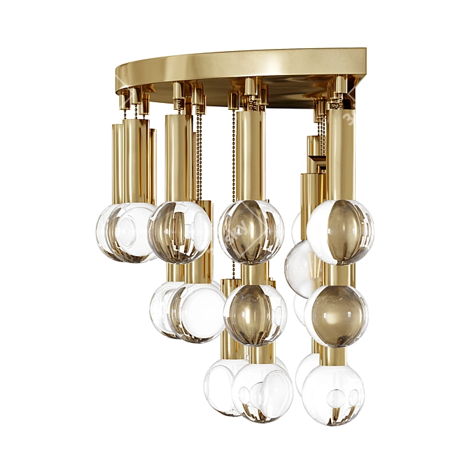 Twinkling Elegance: Milano Sconce by Jonathan Adler 3D model image 2