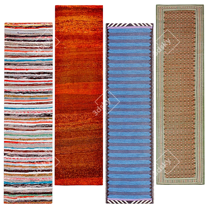 Elegant Carpet Runners | 035 3D model image 1