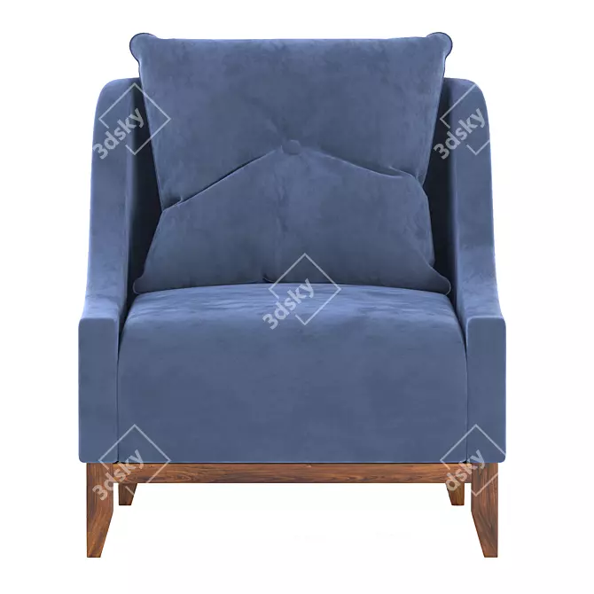 Royal Park Vintage Armchair 3D model image 3