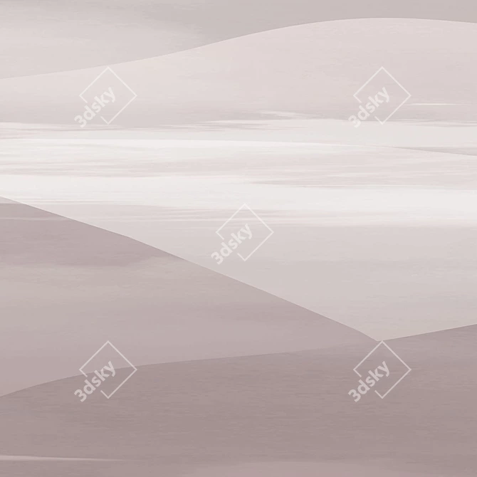 Title: Quiet Clouds: Eco-Embossed Wallpapers 3D model image 3