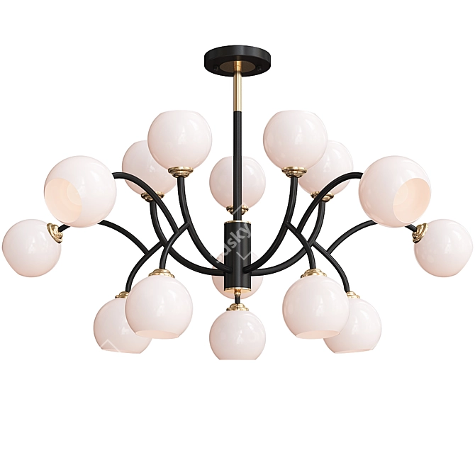 Lussole Loft Astoria Pendant Light 3D model image 2