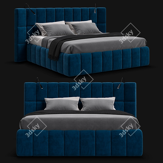 BOSS.XO Monolith Bed 3D model image 1