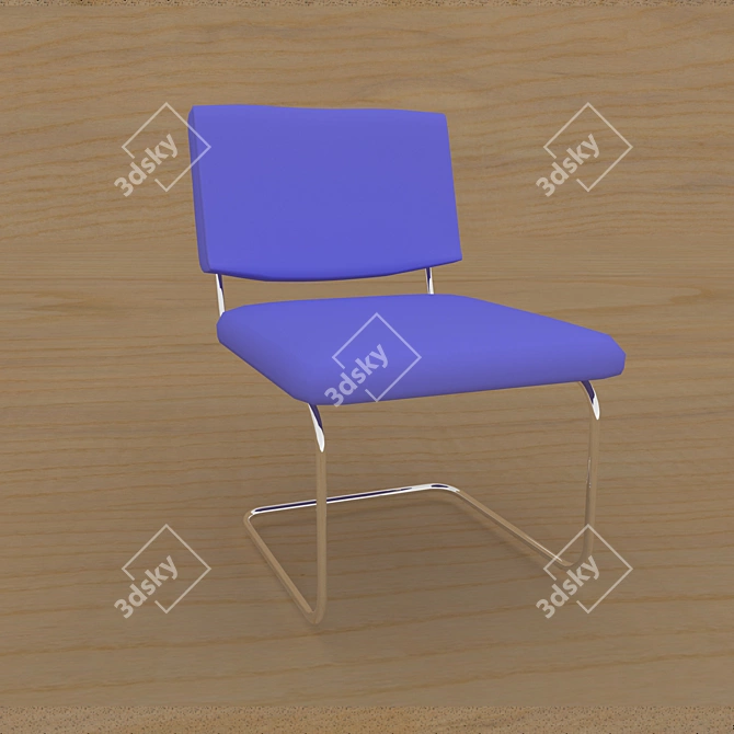 Loopix Chair: Modern Comfort with Style 3D model image 1