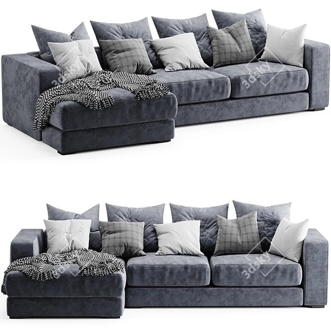 Boconcept Cenova: Modern Luxury Sofa 3D model image 1